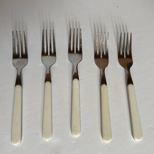 5 Melamine Stainless Steel Forks Alco‎